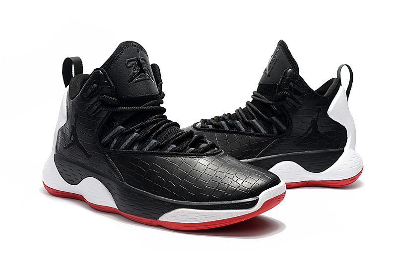 Jordan Super Fly MVP Black White Red Shoes